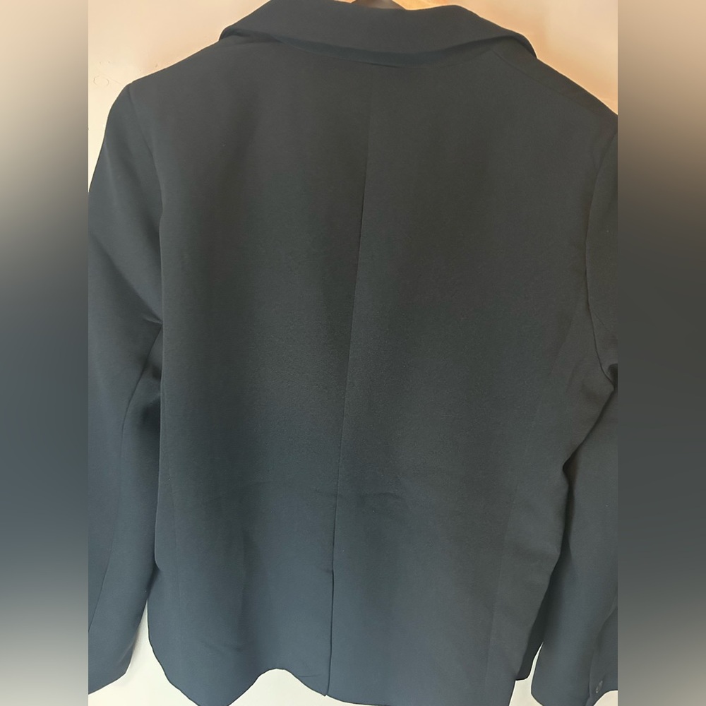 NWT The Drop Jones Classic Slim Blazer, Black, Size XL Minimalist Chic - Picture 8 of 9